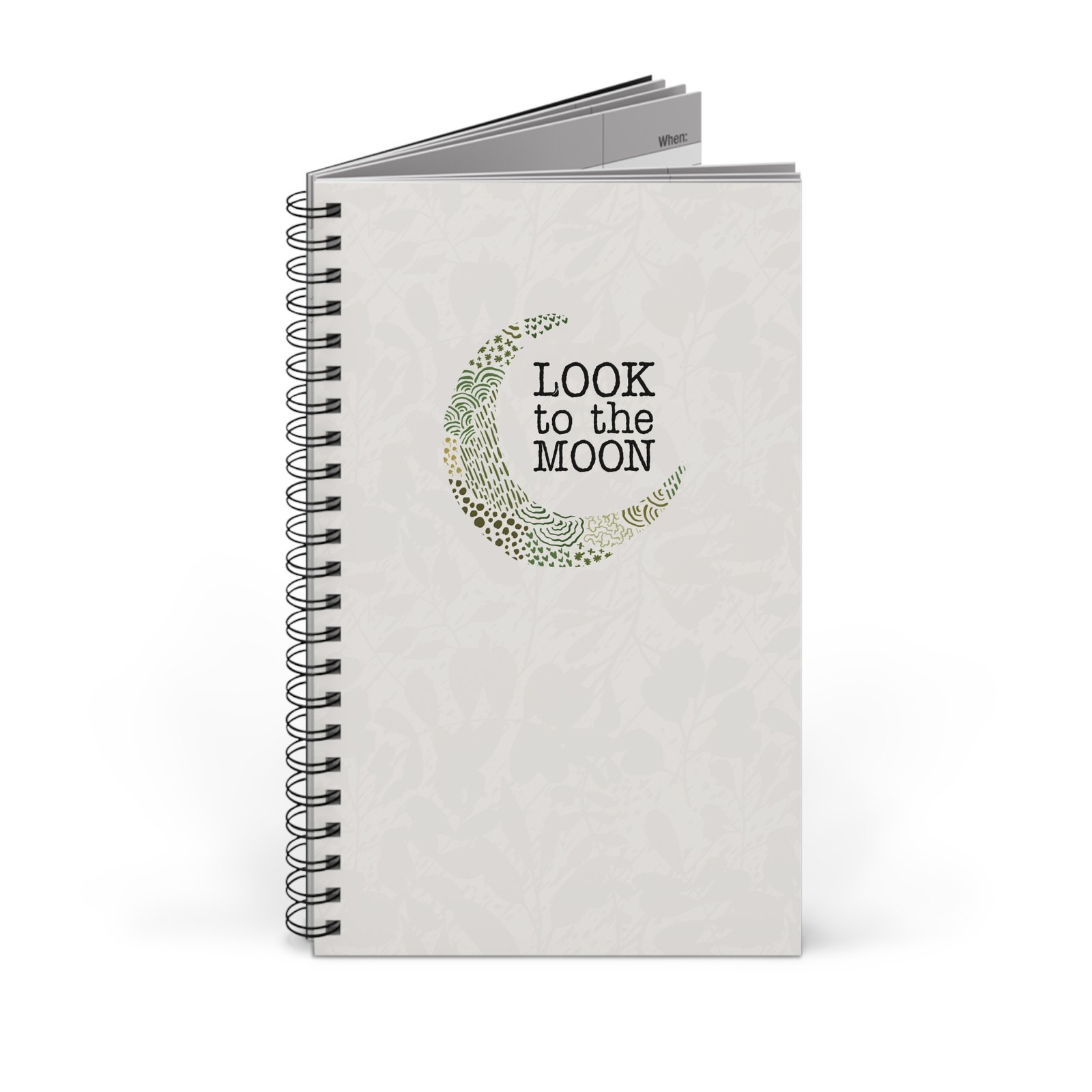 Look to the Moon - Cottagecore Inspired Spiral Journal (EU) - Image 15