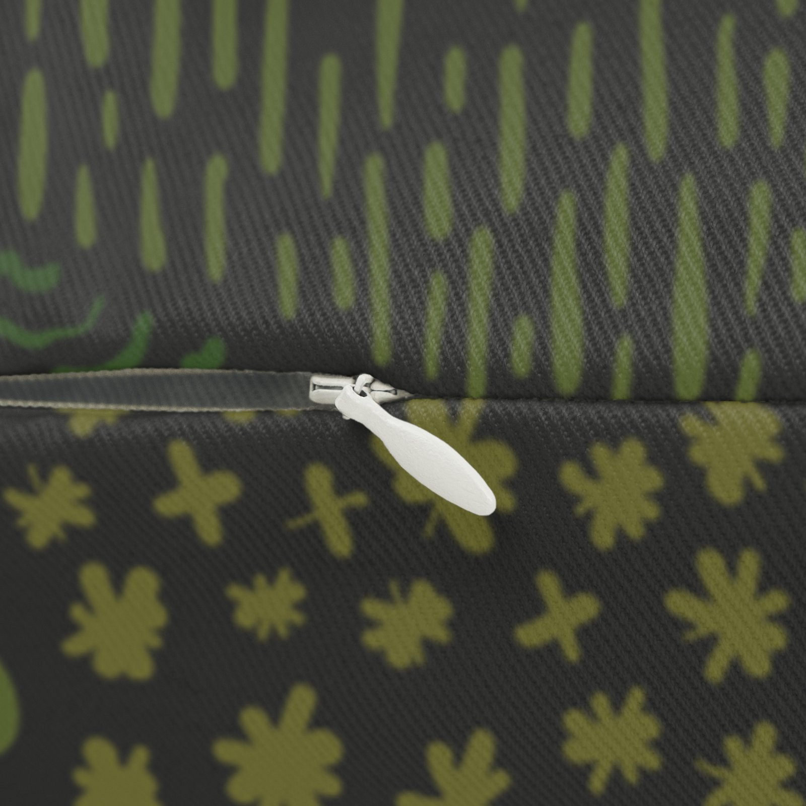 Moss Moon - Cottagecore Theme Spun Polyester Lumbar Pillow - Image 4